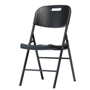 Rattan folding garden catering chair