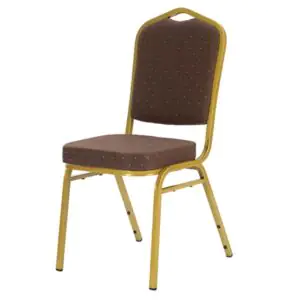 Rome banquet chair brown color