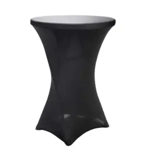 Cocktail table cover color black | Bankietowo.eu | pokrowiec-na-stolik-koktajlowy-kolor-czarny.jpg