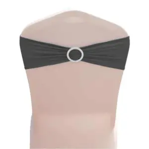 Flexible chair ornament – graphite | Bankietowo.eu | opaskagrafitowanowa