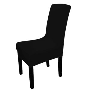 Elastic chair cover - Spandex, black