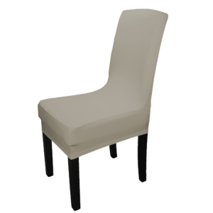 Elastic chair cover - Spandex, beige