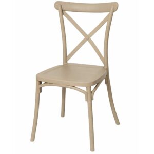 Boho rustic kitchen chair – beige | Bankietowo.eu | krzeslo-boho-bezowe-miniatura 1