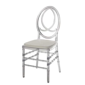 American wedding chair Phoenix color PP - transparent