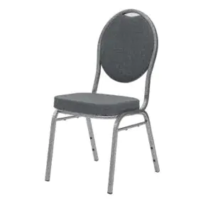 Venice banquet chair smooth gray color | Bankietowo.eu | wneszaraminiatura