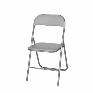 Gray folding office chair