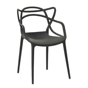 Split modern chair – black | Bankietowo.eu | krzesło-nowoczesne-split-szare-min