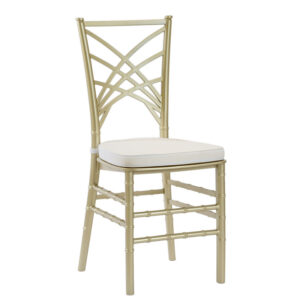Chameleon chiavari wedding banquet chair - champagne color PP