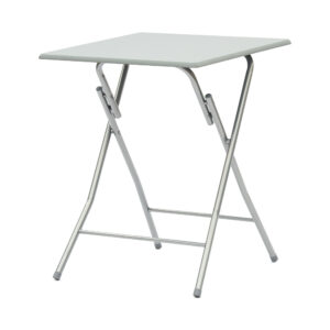 Travel garden table folding 60x60cm grey