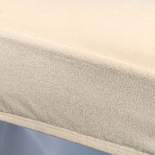 | ivory velvet dinning chair cover (4)