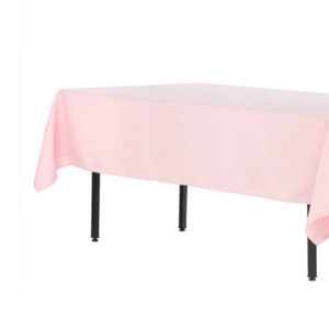 Elegant Pink Velvet Tablecloth 280x170cm