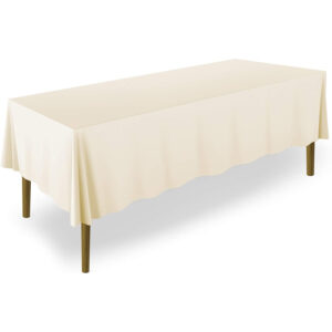 | beige color tablelcoth rectangular min