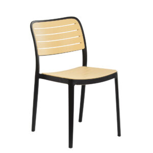 Outdoor Catering Garden Chair 0971-ARP – Black and Beige