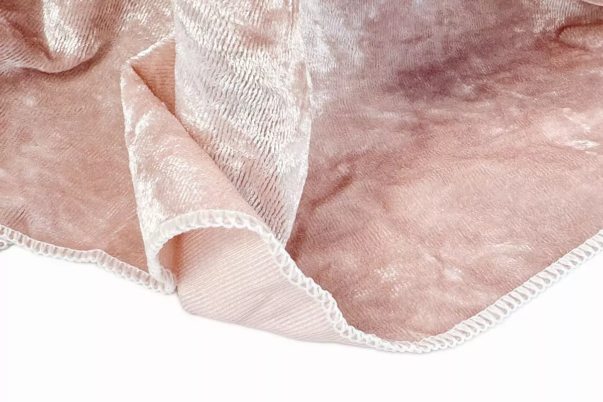 Pink Velvet Round Tablecloth, 340 cm Diameter | Bankietowo.eu | obrus-welur-rozowy_4426