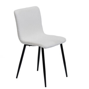 Modern Upholstered Chair Sheep – Soft Bouclé Fabric
