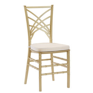 Chameleon chiavari wedding banquet chair - gold color