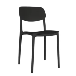Linea Black Café/Restaurant Chair