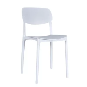 Linea White Café/Restaurant Chair