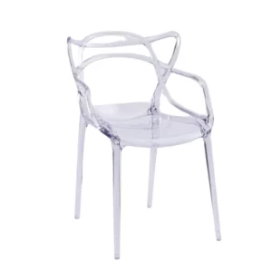 Split Transparent Banquet Chair PC – Light