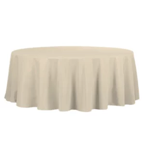 Champagne Stain-Resistant Tablecloth for Round Table Ø 320 cm
