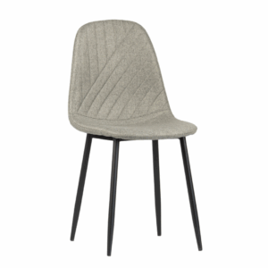 Upholstered Chair in Scandinavian Style Mery – Grey Color