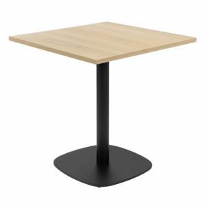 Café table with 68x68x1.8 cm Sonoma oak-effect top, 0966-ARP base