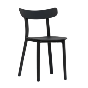 GUSTO modern kitchen chair - black color
