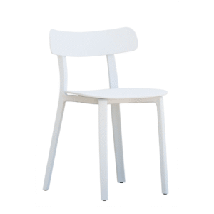 GUSTO modern kitchen chair - white color