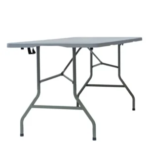 Garden catering table rectangular case 180x74cm grey Eco