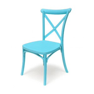 Boho children's chair - colour blue