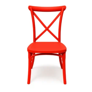 Boho children's chair - red