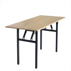 Conference banquet table 140x60cm Loft style desk oak sonoma