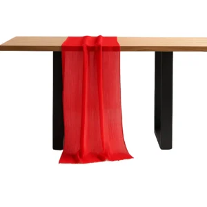 Table runner 90×340 cm - red
