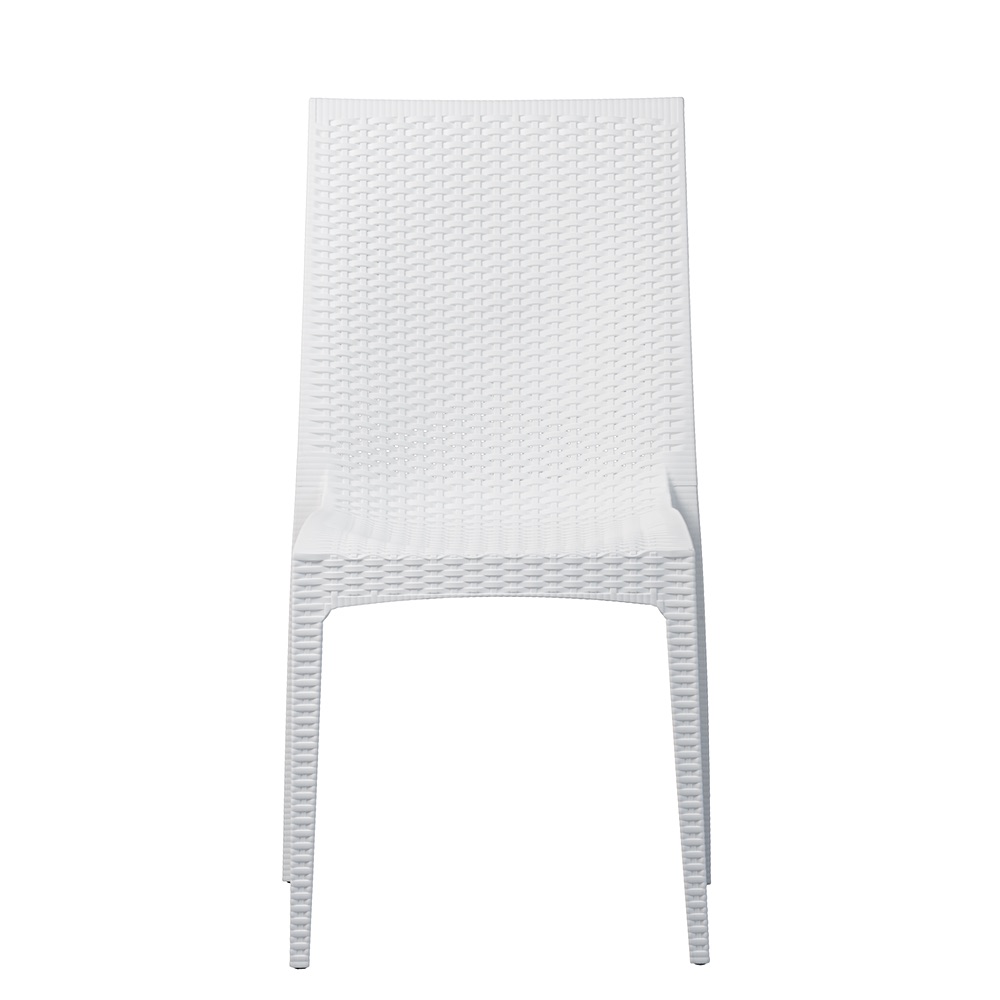 Havana garden chair – white rattan-effect | Bankietowo.eu | Havana-biale_0246jpg