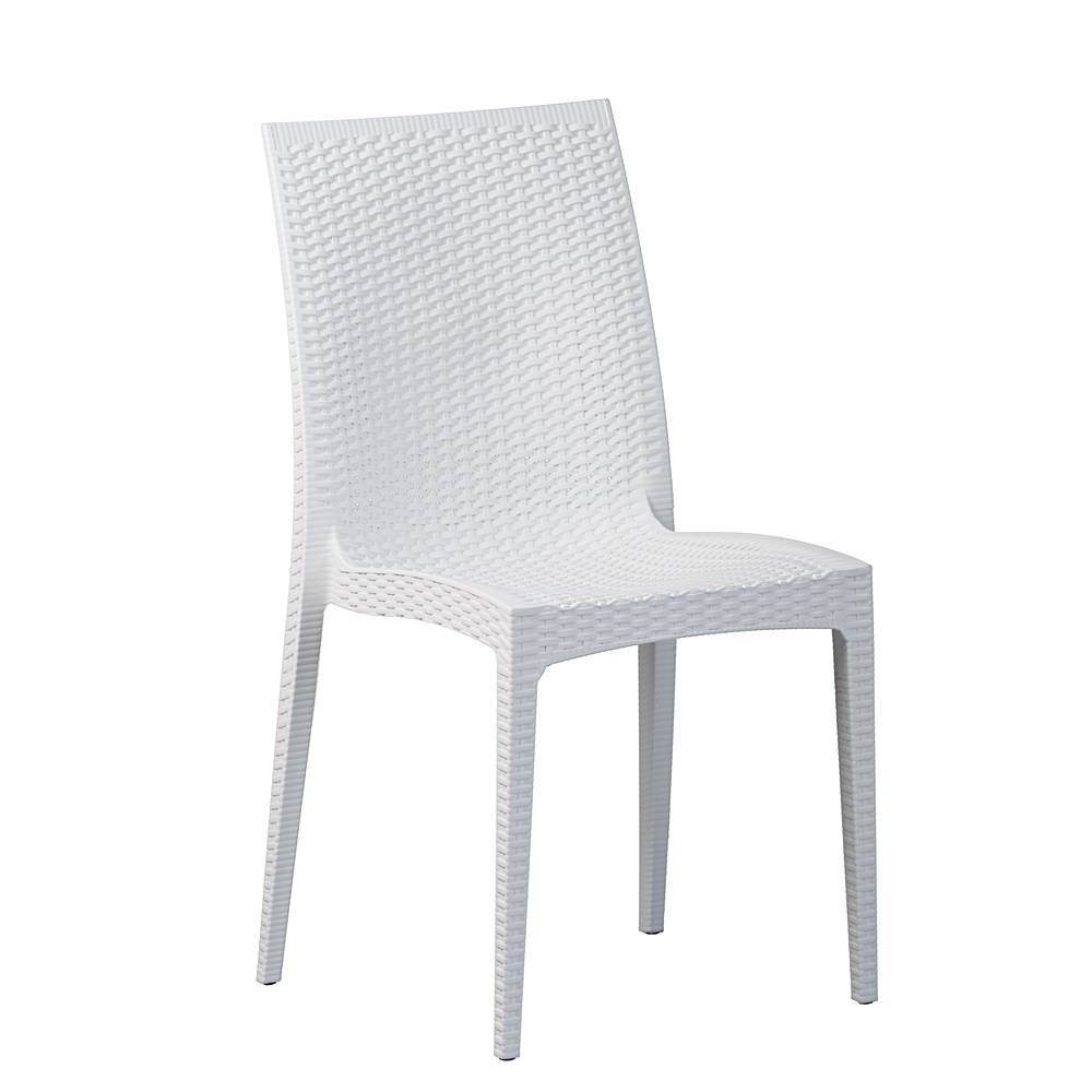 Havana garden chair – white rattan-effect | Bankietowo.eu | Havana-biale_0247jpg
