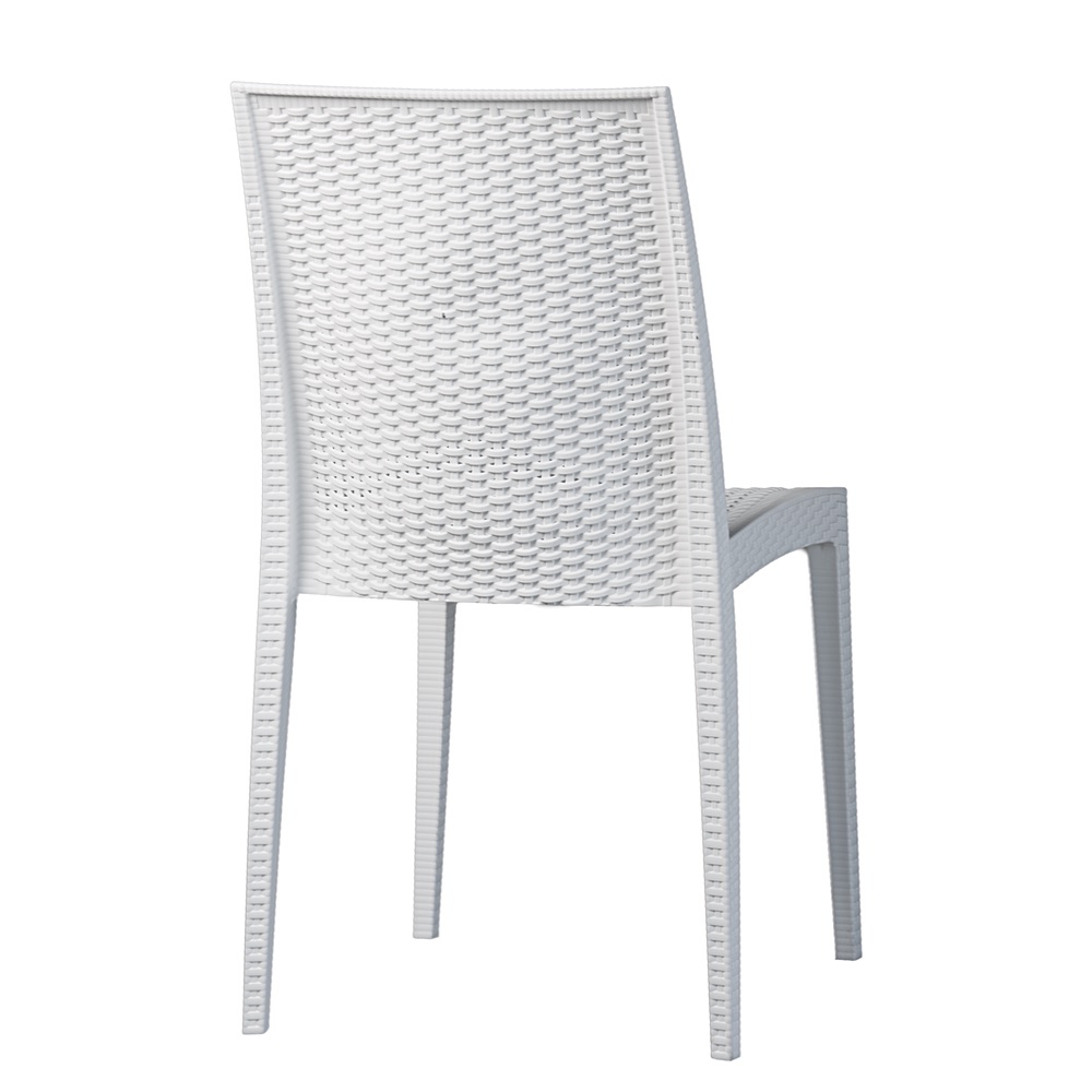 Havana garden chair – white rattan-effect | Bankietowo.eu | Havana-biale_0252jpg