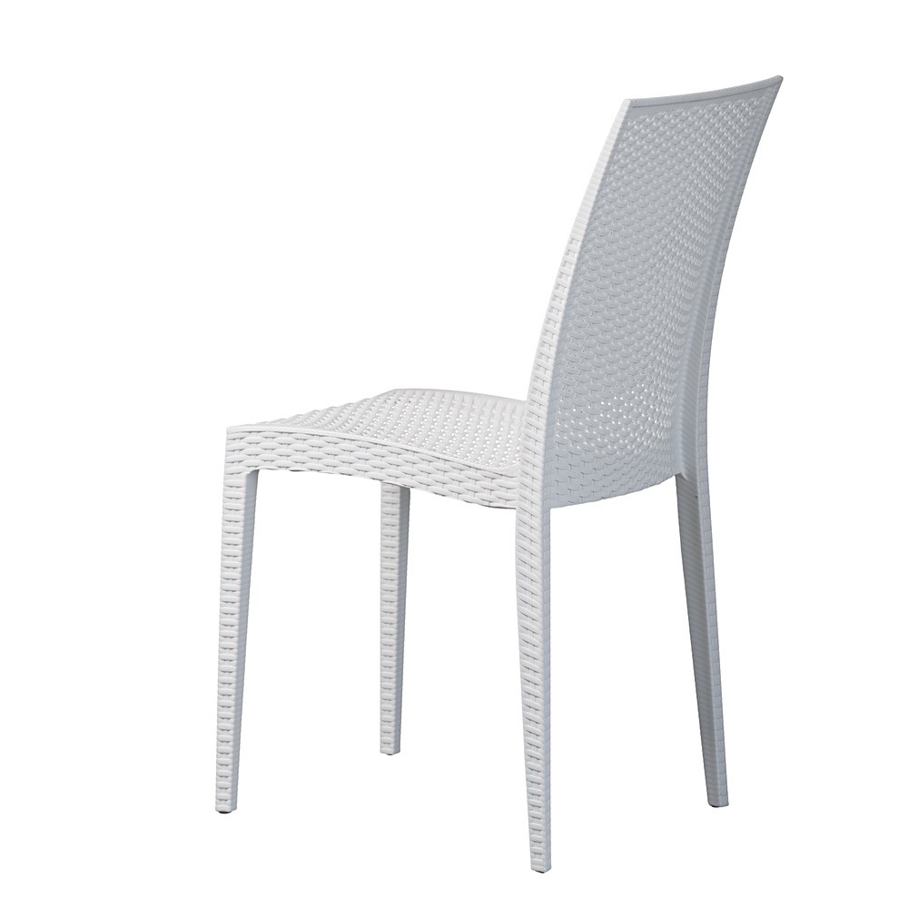 Havana garden chair – white rattan-effect | Bankietowo.eu | Havana-biale_0254jpg