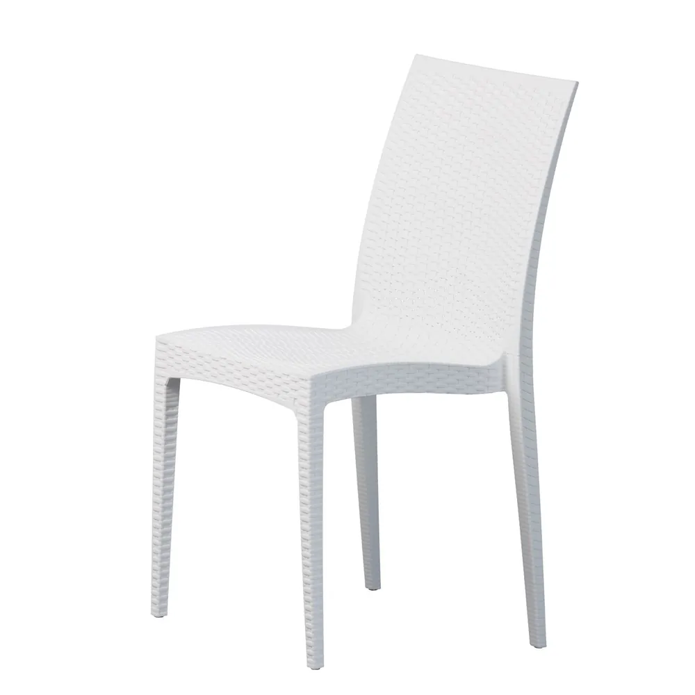 Havana garden chair – white rattan-effect | Bankietowo.eu | Havana-biale_0256webp