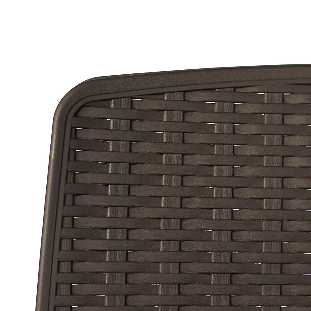 Riviera garden chair – brown rattan-effect | Bankietowo.eu | Riwiera-brazowe-krzeslo_3809jpg