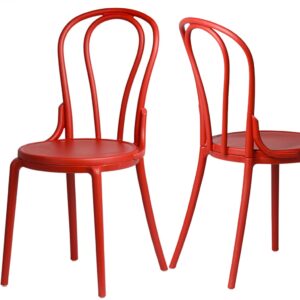 Classic Vintage kitchen chair – red