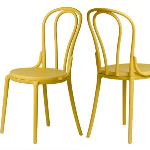 Classic Vintage kitchen chair – yellow