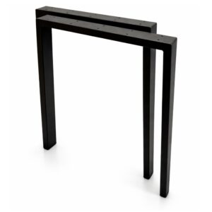 Metal table legs, 70 x 73.5 cm, for a loft-style desk – 2 pieces