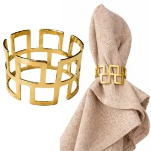 Steel napkin ring – silver, model: 0826-ARP