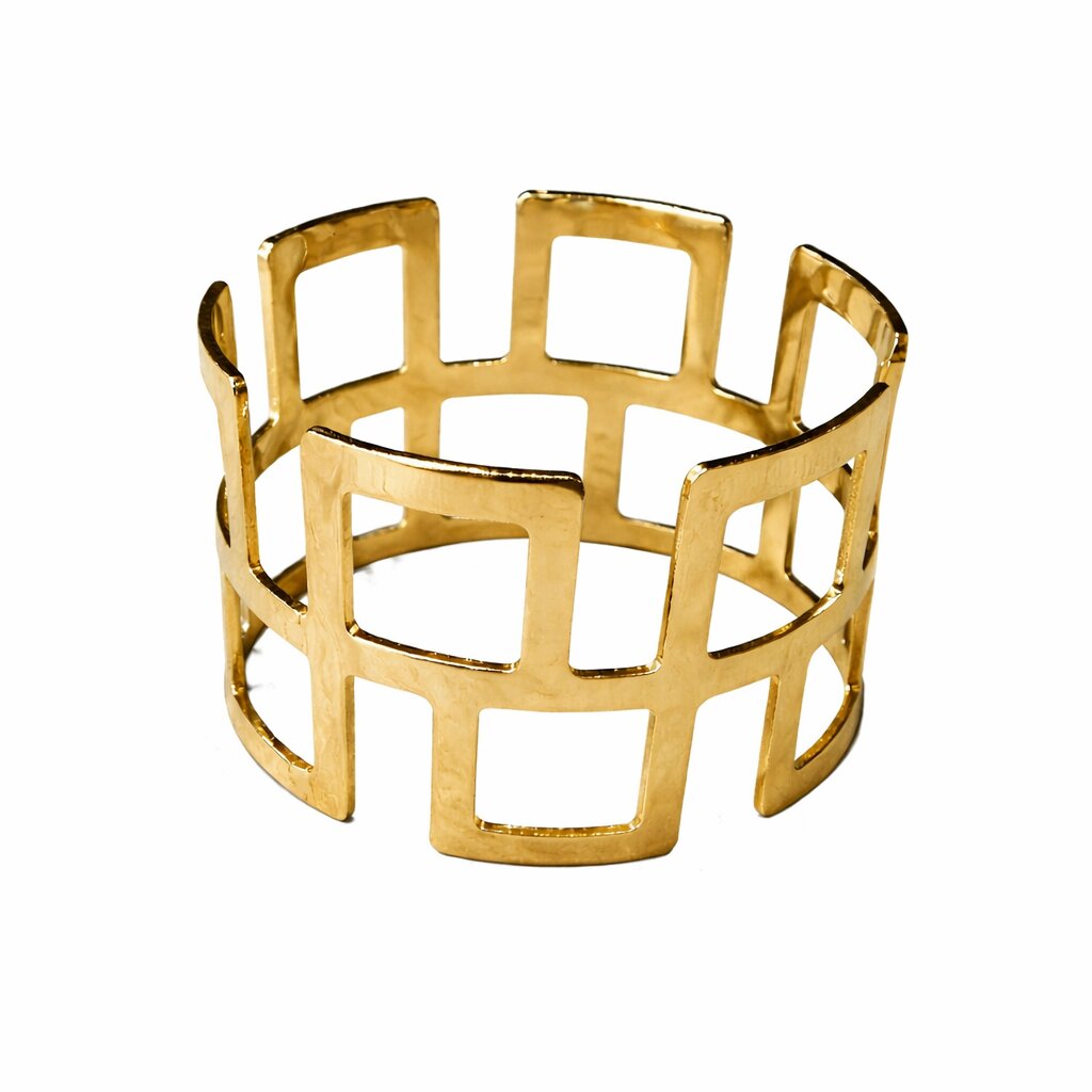 Steel napkin ring – silver, model: 0826-ARP | Bankietowo.eu | Zloty-pierscien-do-serwetki-na-bialym-tlejpg