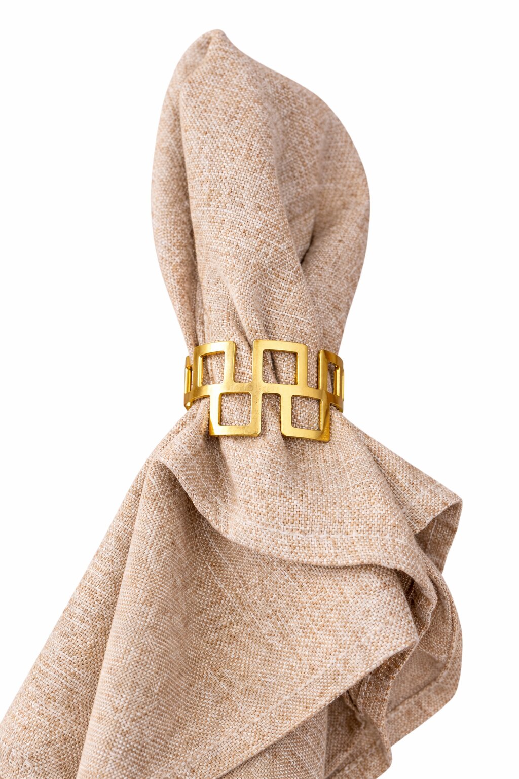 Steel napkin ring – silver, model: 0826-ARP | Bankietowo.eu | Zloty-pierscien-na-serwetce-lnianejjpg