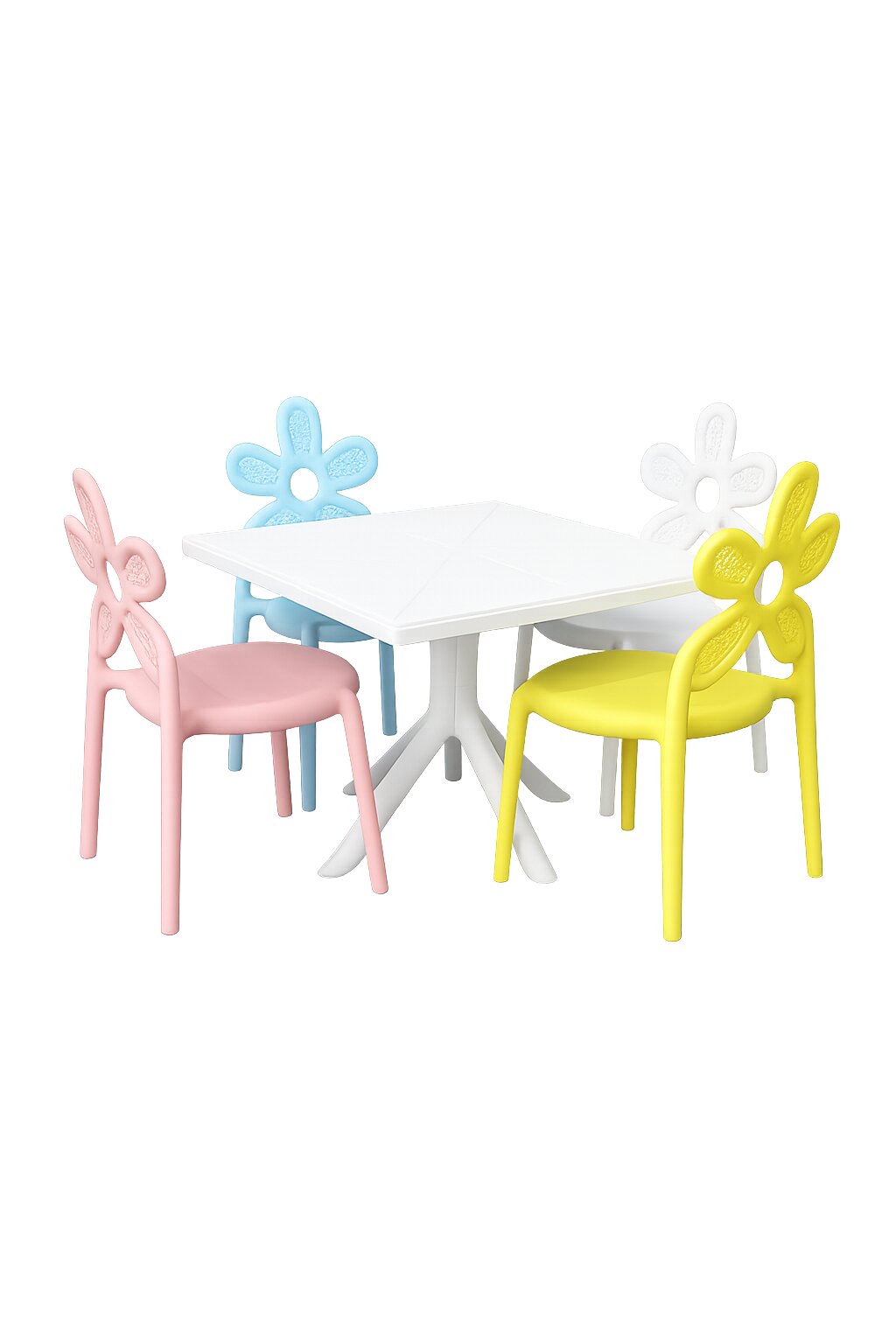 Kwiatuszek children’s chair – blue | Bankietowo.eu | krzeslo-dla-dzieci-kwiatuszek-rozowe-1jpg