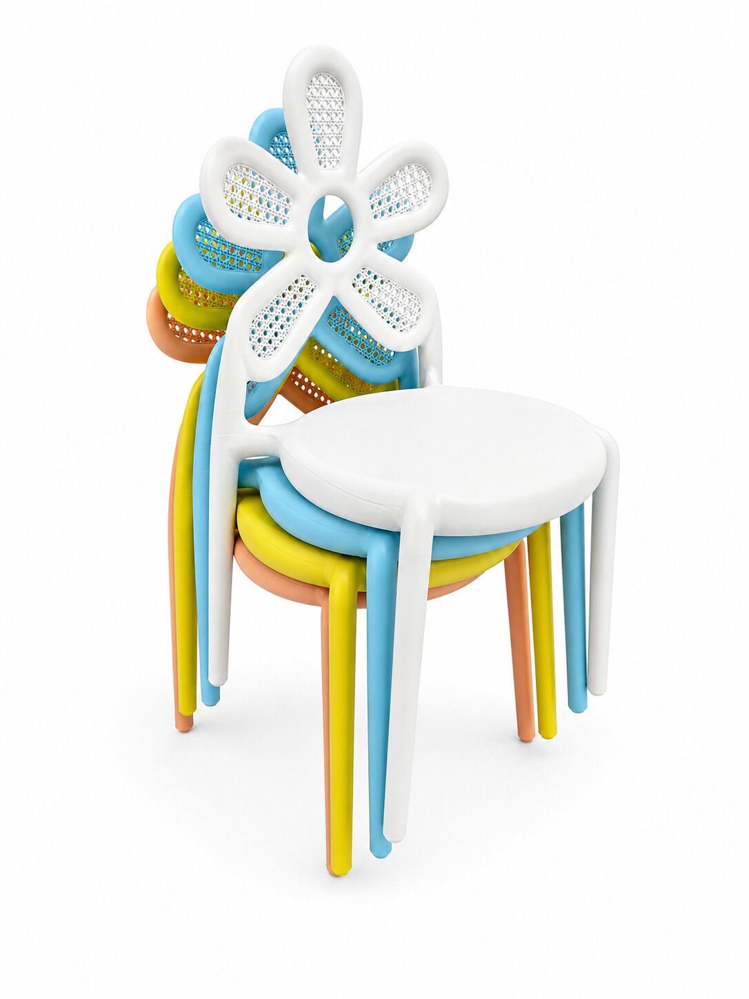 Kwiatuszek children’s chair – white | Bankietowo.eu | krzeslo-dla-dzieci-kwiatuszek-rozowe-5-2jpg