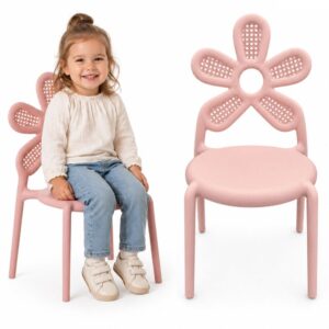 Kwiatuszek children's chair – pink