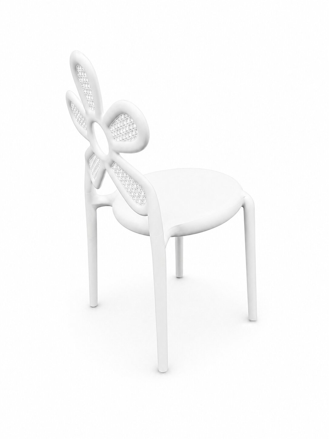 Kwiatuszek children’s chair – white | Bankietowo.eu | krzeslo-dzieciece-krzeselko-dla-dzieci-biale-kwiatuszek-1jpg