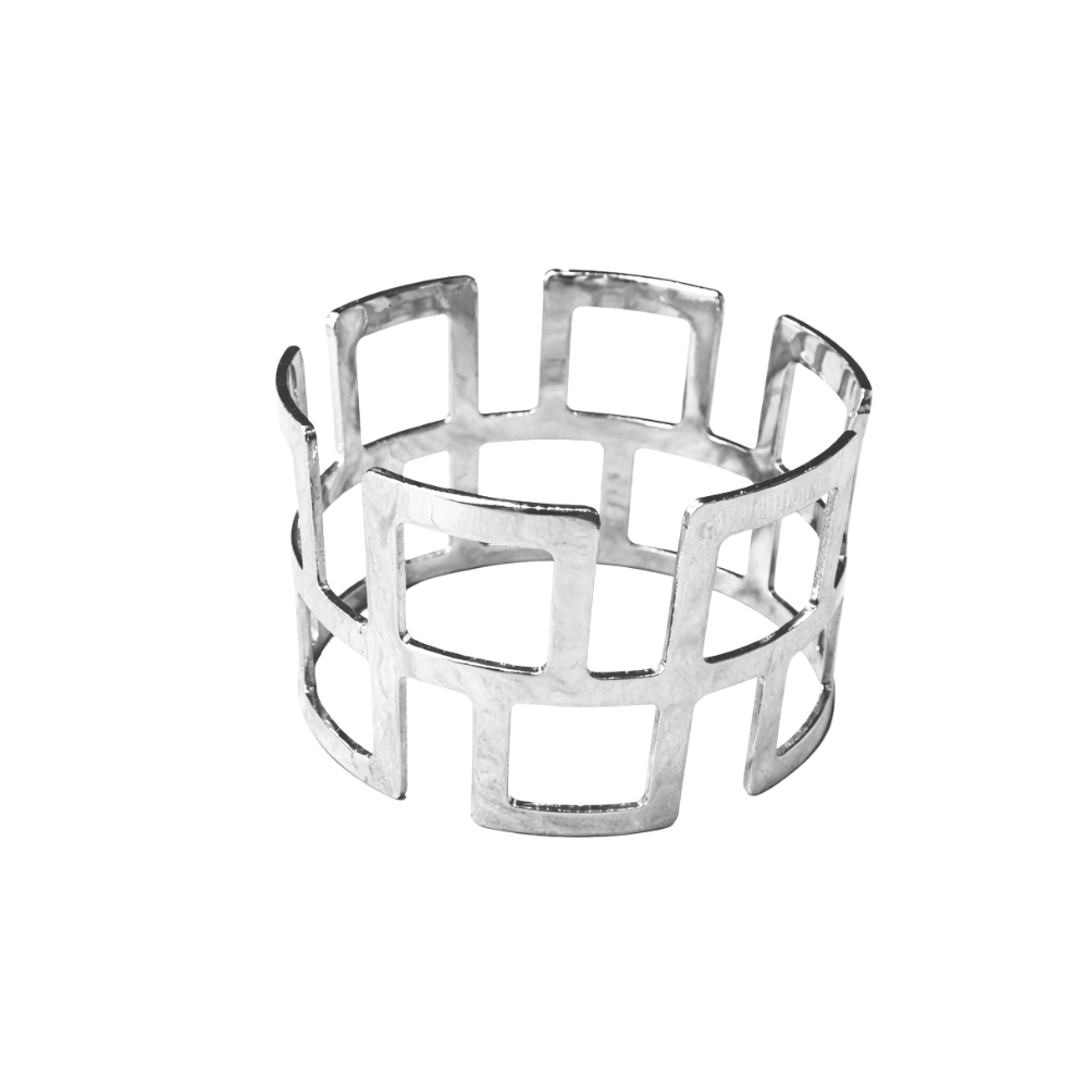 Steel napkin ring – silver, model: 0827-ARP | Bankietowo.eu | obrecz-do-serwetek-miniaturajpg